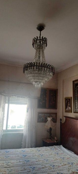 Candeeiro de teto cristais