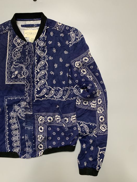 Женский бомбер куртка denim & supply ralph lauren