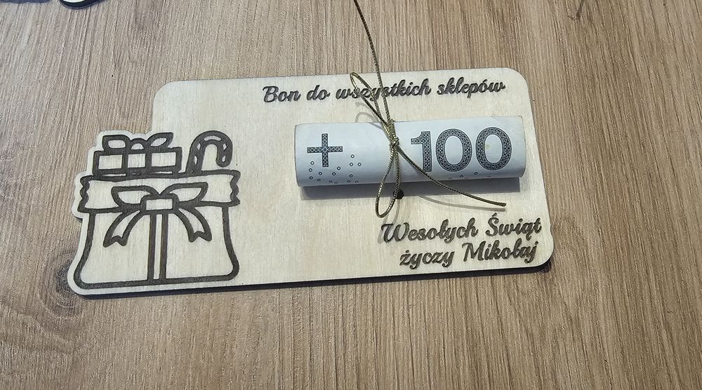 Świąteczny bon upominkowy