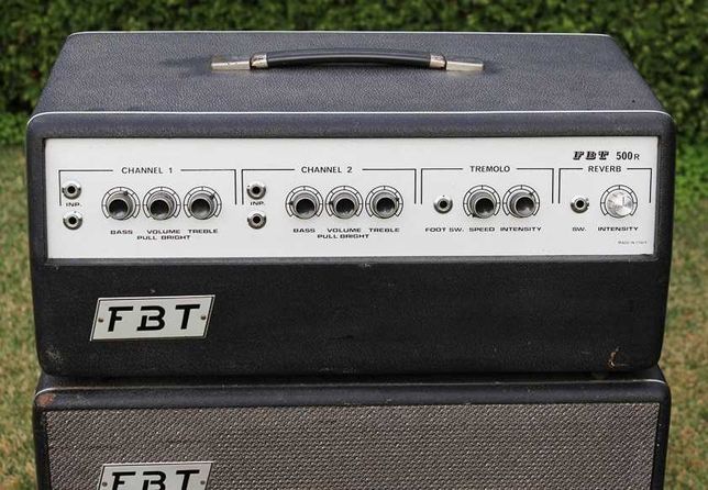 Amplificador a Válvulas Vintage e Coluna, FBT 500R de 1968