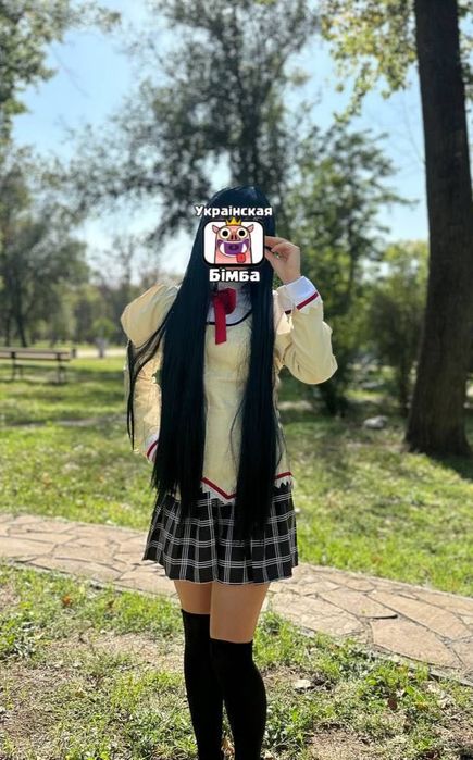 косплей на шкільну хомуру