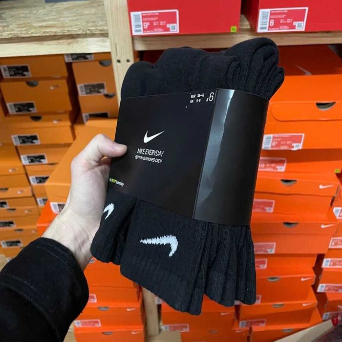 Комплект‼️Носки Шкарпетки Nike Everyday Jordan (S по XL) (SX7666-010)