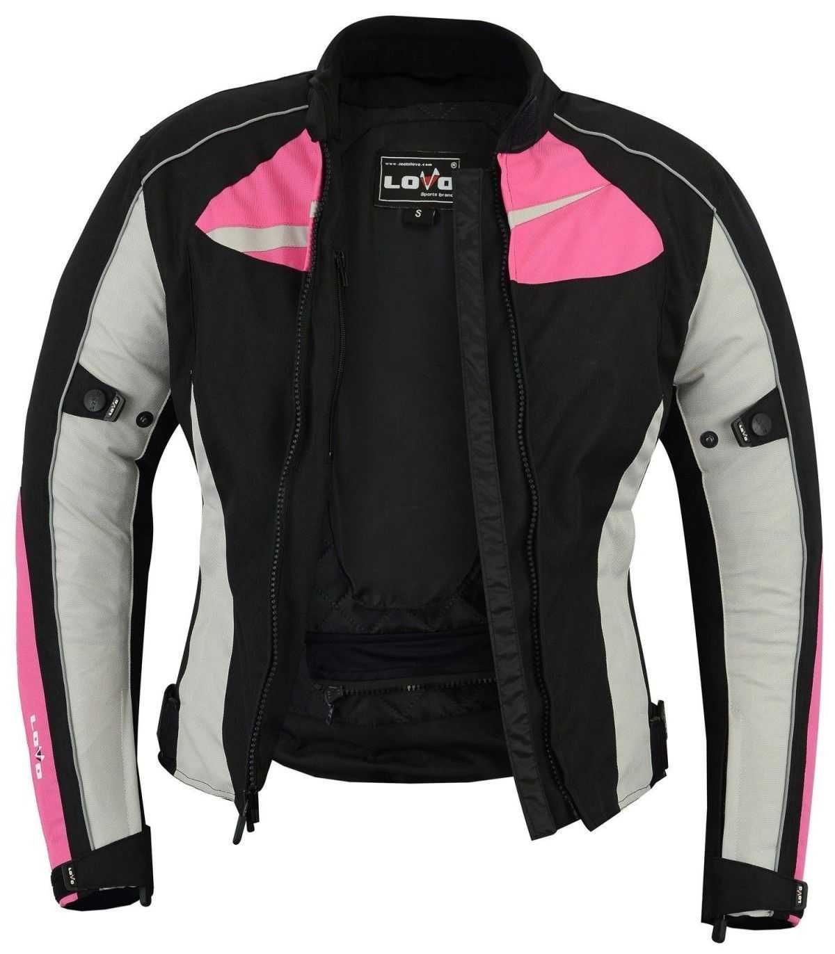 Casaco Moto mulher Lovo Tamanhos XS ate 2XL