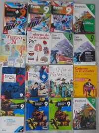 Livros  de 9 ano,recondicionados e em escelente estado