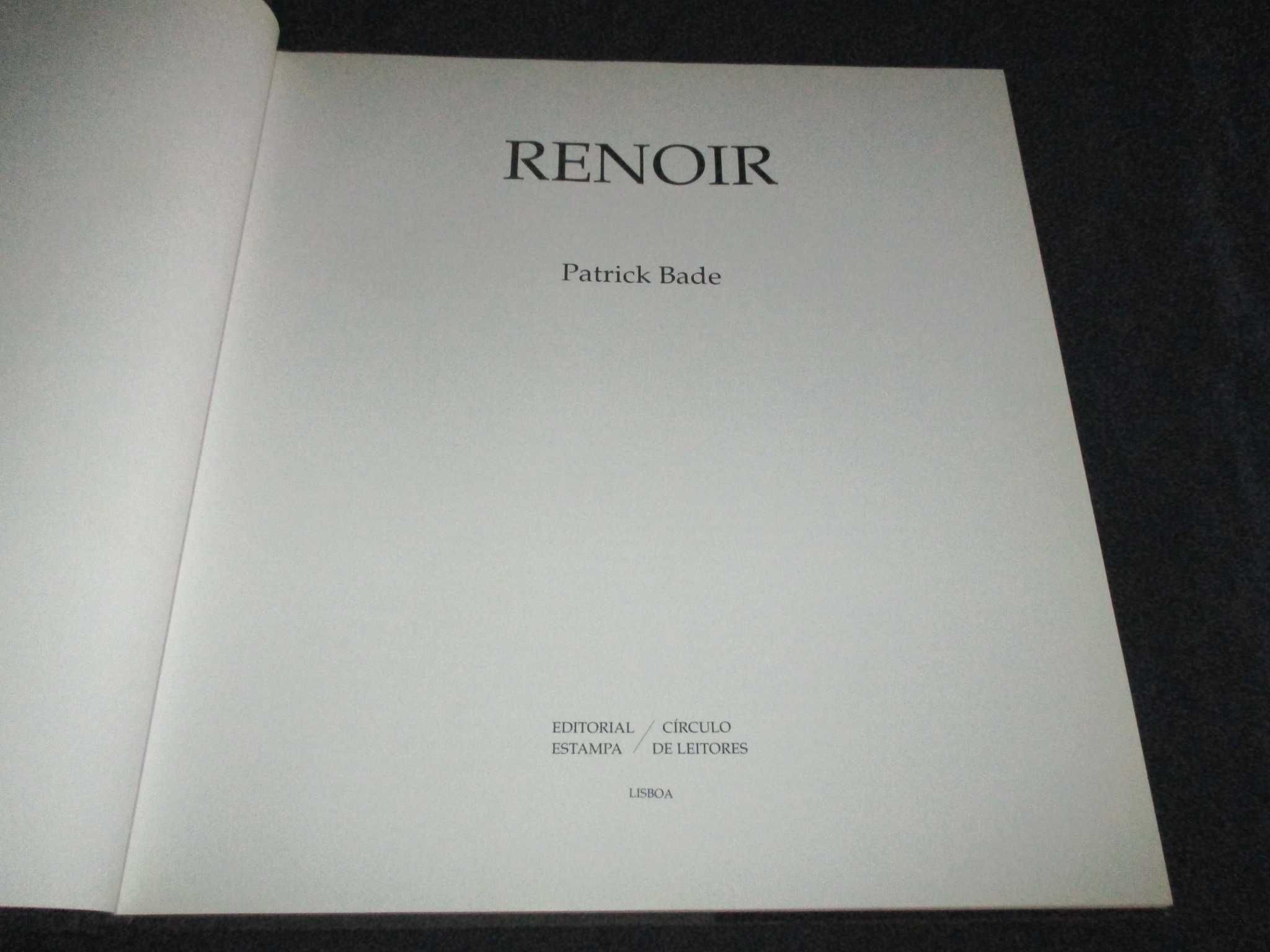 Livro Renoir Patrick Bade Editorial Estampa