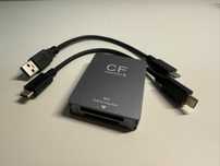 Adapter czytnik kart 2x KABEL USB - A USB - C (48)