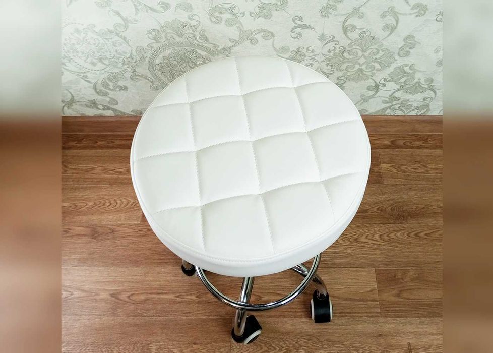 Стілець для майстра Salon-07 крісло кругле на колесах / Стул мастера