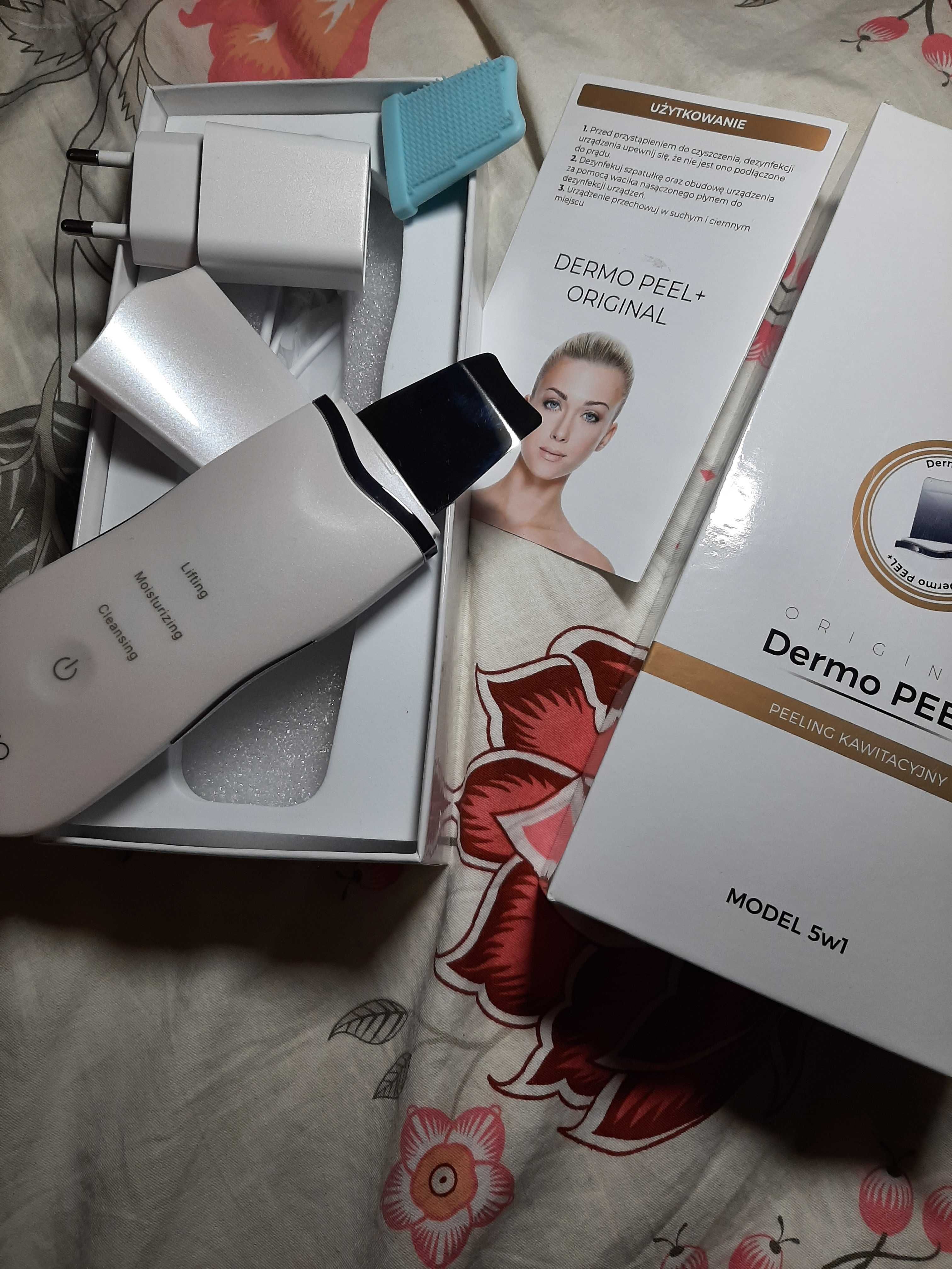 Peeling kawitacyjny prądy Darsonwala uroda twarz niedoskonałości włosy