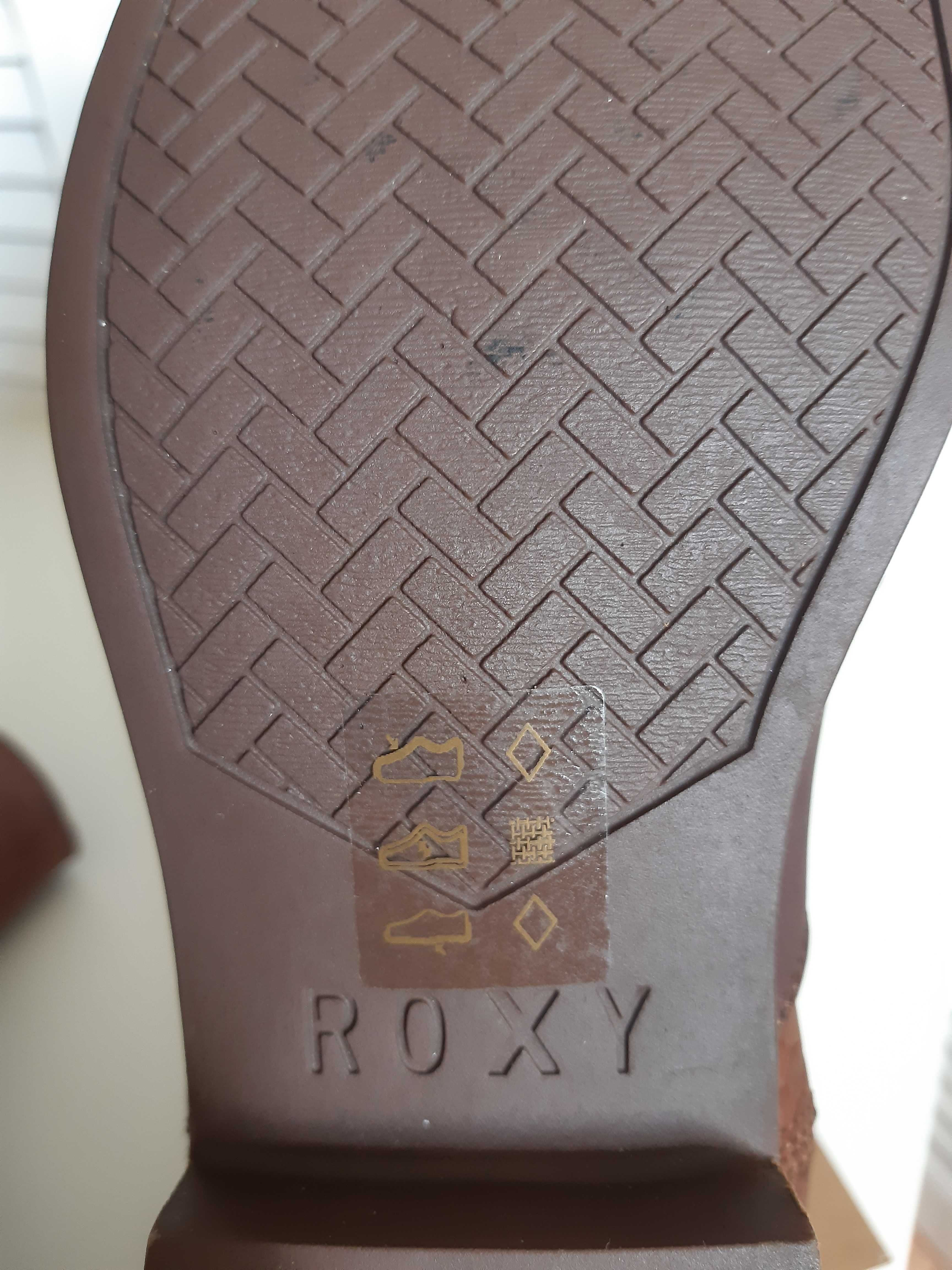 Коричневые ботинки, челси roxy