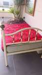 Cama de ferro estrado + colchão