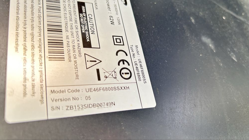 Телевізор samsung ue46f6800ssxxh