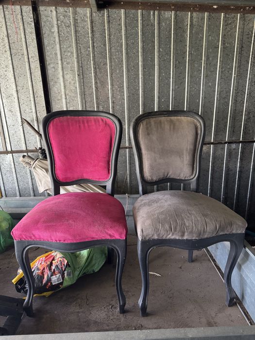 Krzesło styl ala ludwik retro stylowe