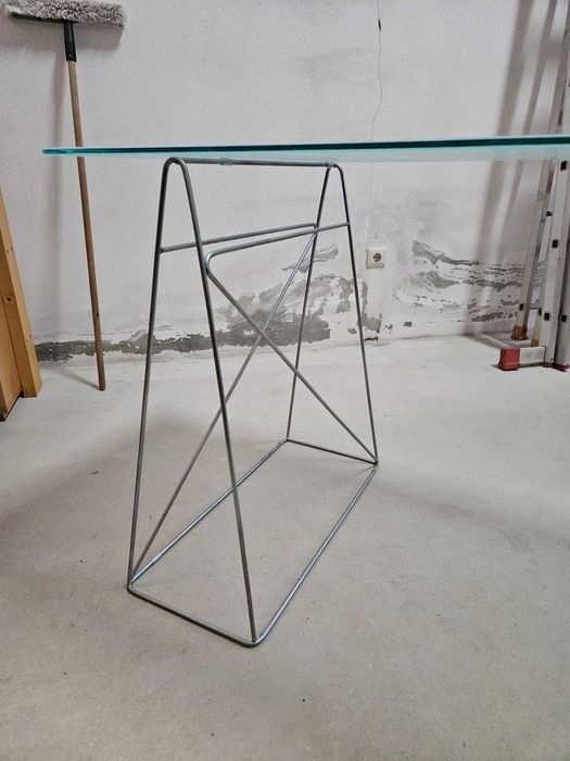 Secretária com tampo vidro