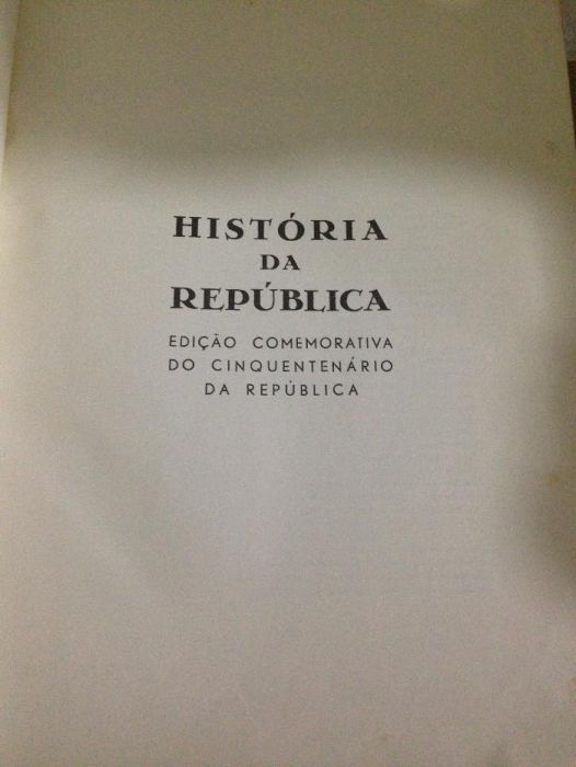 Livro História da República