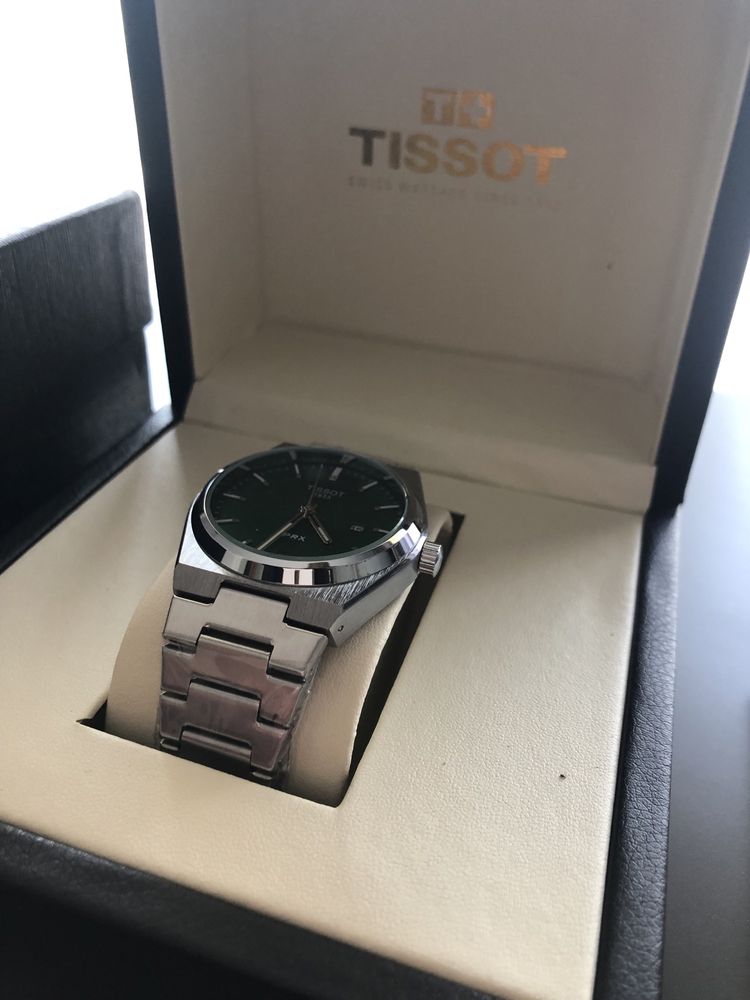 Tissot Prx zielony Nowy! Pudełko, gwarancja papiery!