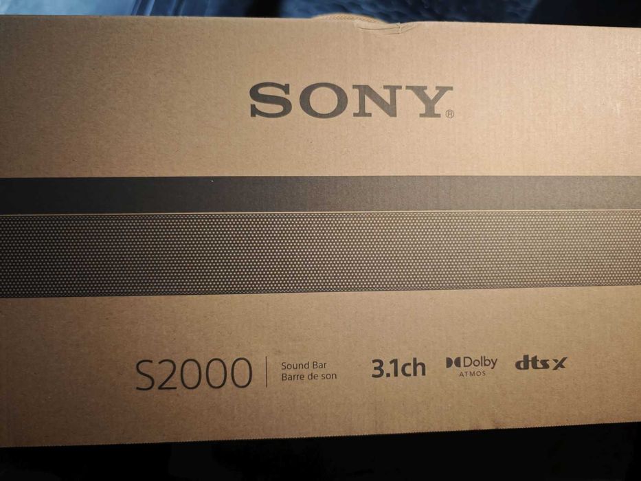 Soundbar Sony HT-S2000 nowy, gwarancja do 6.10.2027, nie rozpakowany
