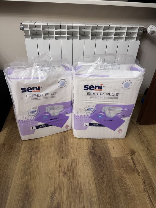 Pieluchomajtki Seni Super Plus rozm.L 55szt nowe