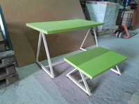 Набор столов зеленый