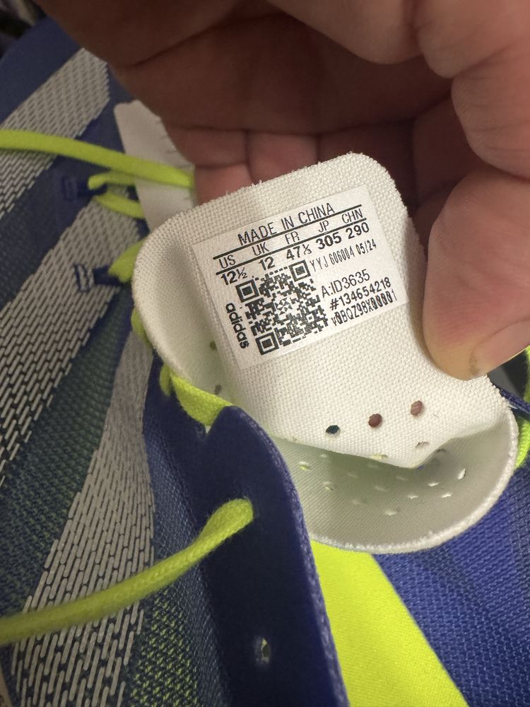 Чоловічі бігові кросівки ADIDAS ADIZERO ADIOS PRO 3 45(29см),47(30,5см