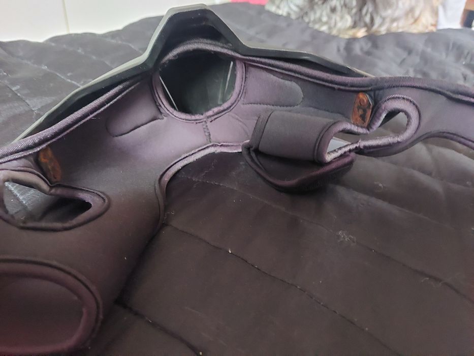 Maska ASG czarna plastik rzepy