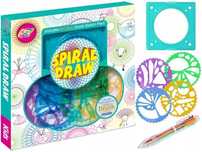 Zestaw Do Rysowania Spirograf Szablony Długopis 6 Kolorów Spiralne