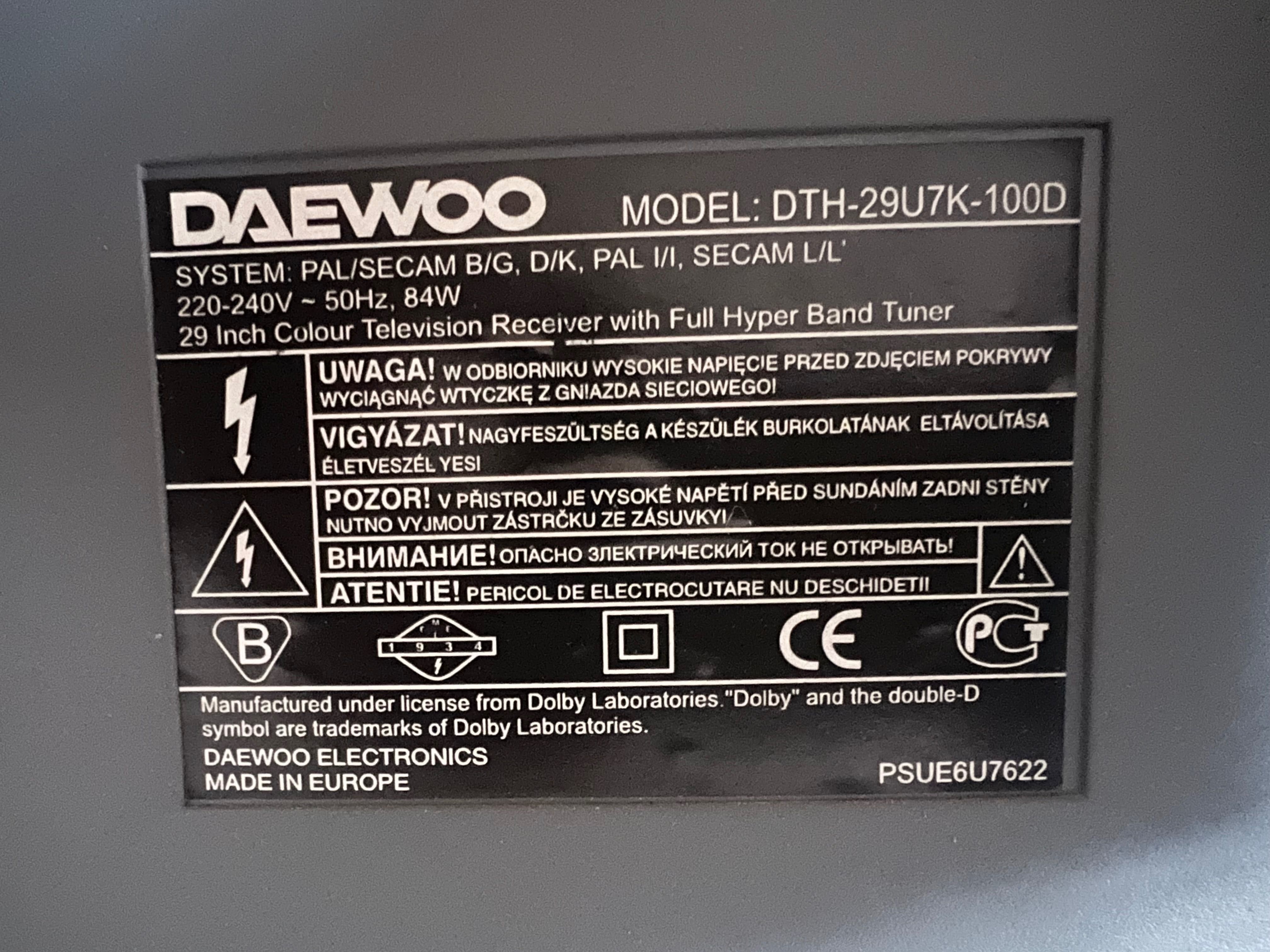 Telewizor Daewoo 29 cali