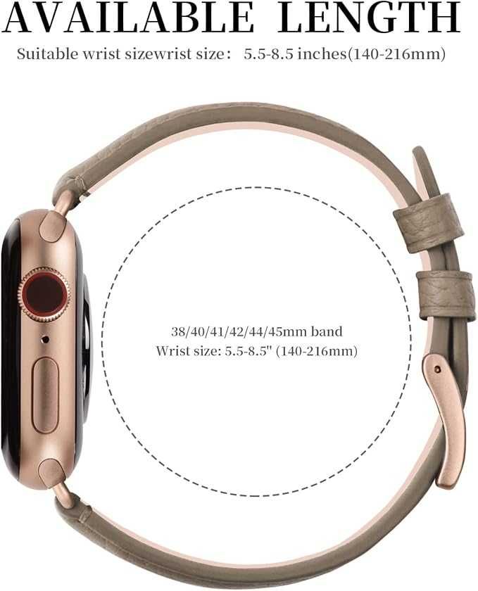 Pasek do Apple Watch szary jasny
