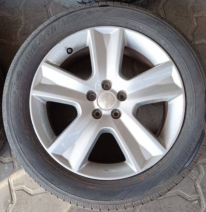 JANTES SUBARU R17 COM PNEUS 215/55 FURAÇÃO 5X100