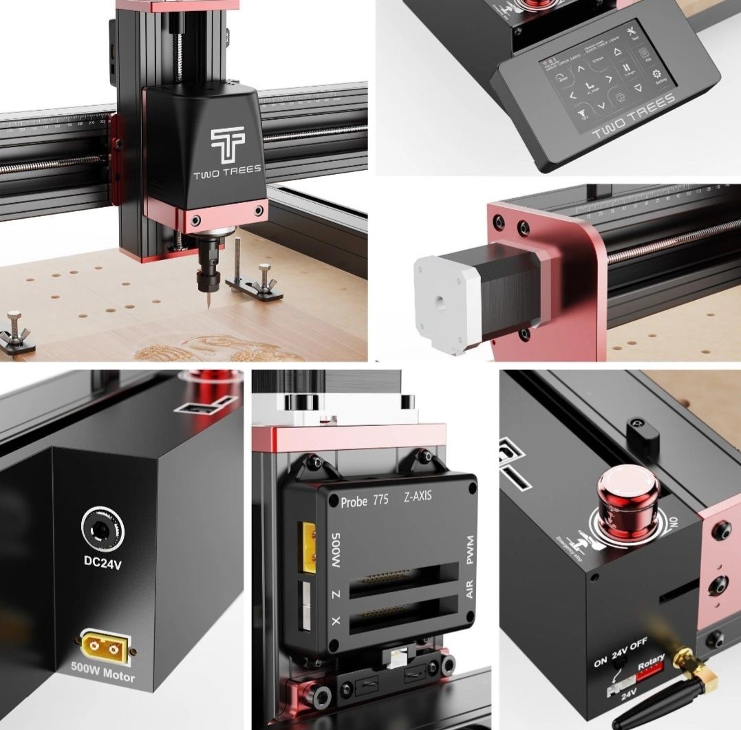 CNC Twotrees TTC-450 PRO
O Twotrees TTC-450 PRO é um router CNC altame