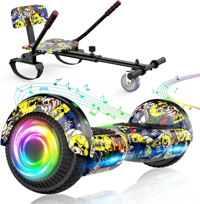 Gokard SISIGAD 6,5 cala + nakładka Hoverboard Kart