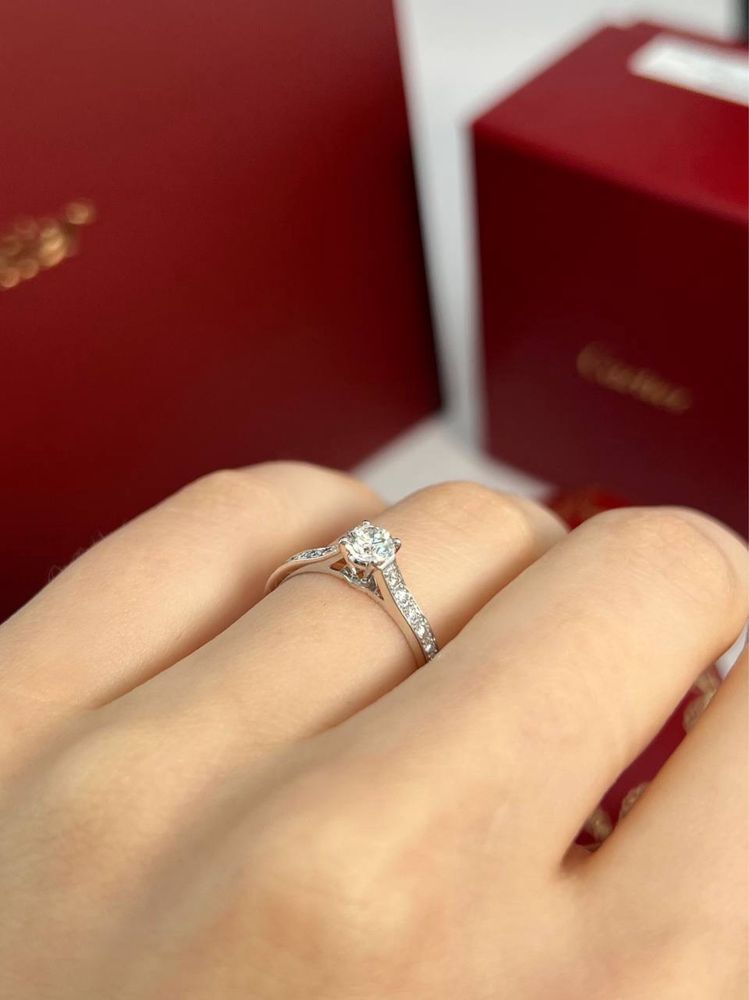 Каблучка Cartier Оригінал Платина 950