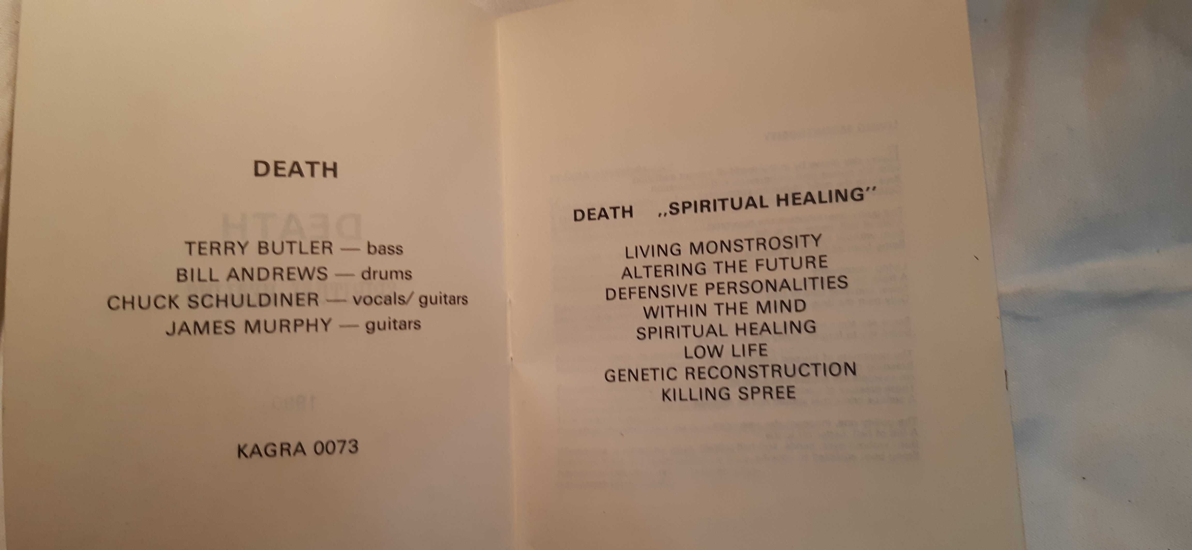 Spiritual Healing Death kagra teksty piosenek dla kolekcjonerów