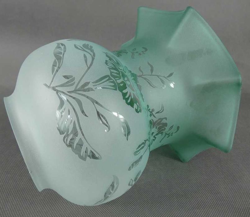 Zielony TULIPAN klosz LAMPA NAFTOWA 9,7 cm