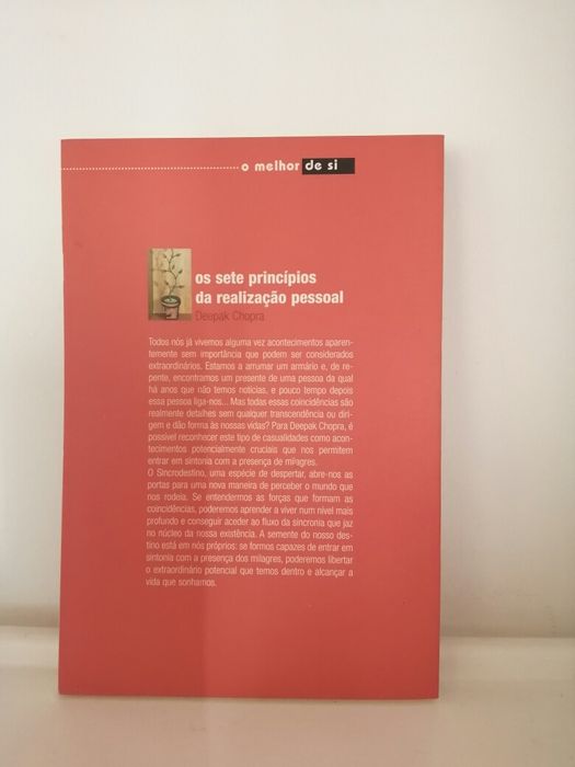Livro Os Sete Principios da Realização Pessoal, Deepak Chopra