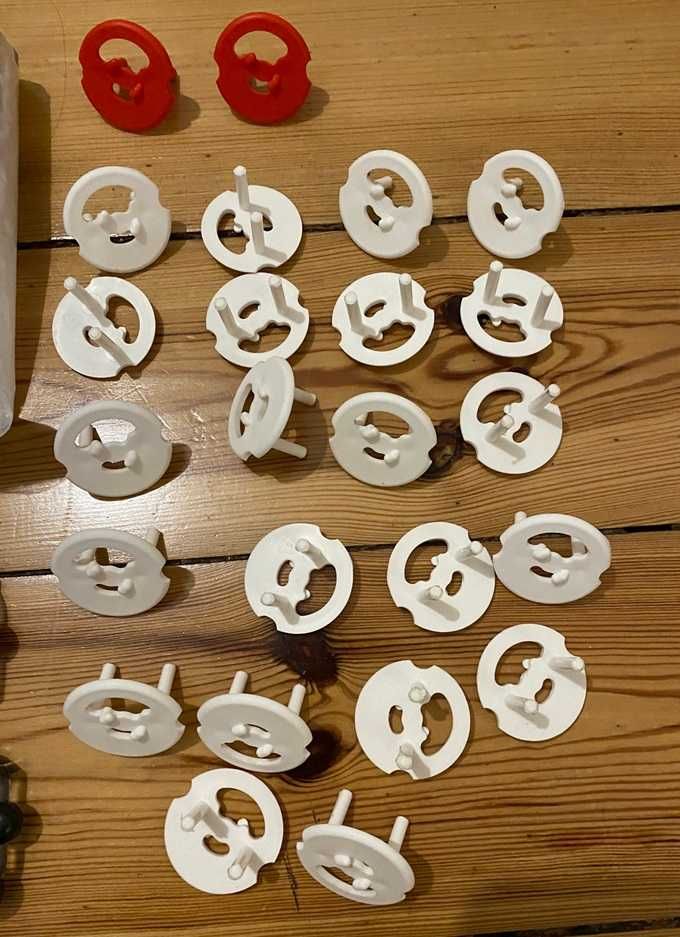 Ikea ochraniacz narożnika, zaślepka do gniazdka, blokada szafki