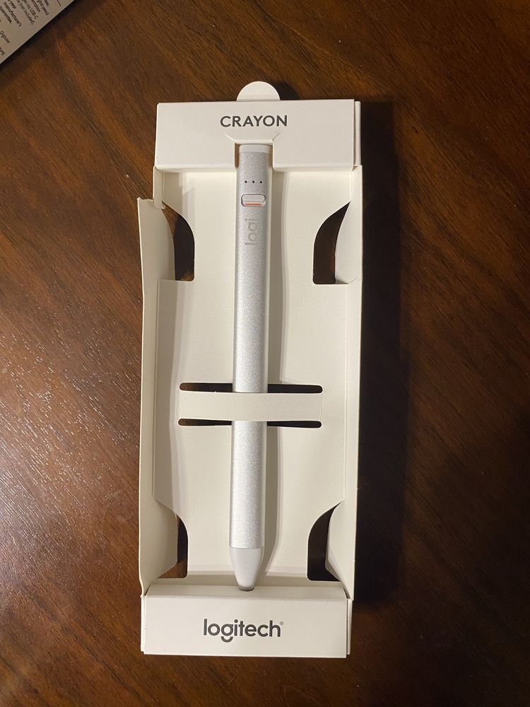 Rysik ipad zamiennik Apple Pencil Logitech Rysik Crayon USBC srebrny