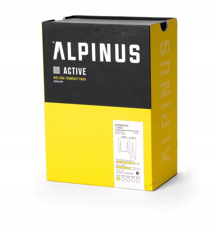 Alpinus Męska Bielizna Termoaktywna Activ Base S