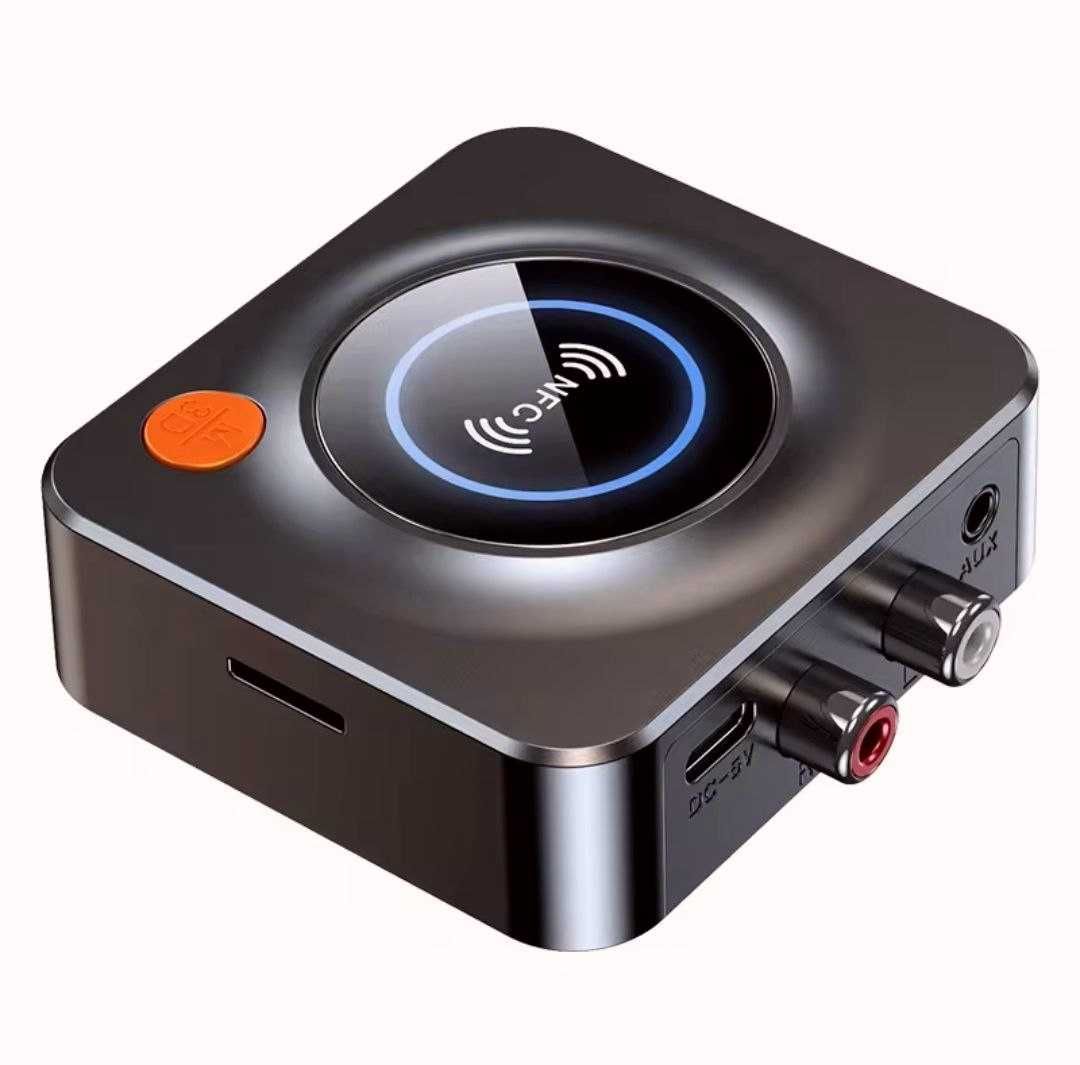 Bluetooth 5.1 Адаптер C52 с NFC AUX 3.5 мм RCA TF-карта для компьютера
