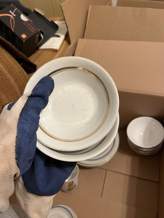 Tułowice, Ceramika, Garnki Emalia, Mise, Lubliana PRL