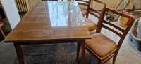 Stół fornirowany lakierowany
