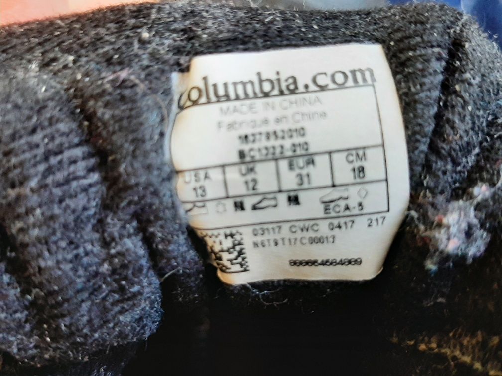 Зимові дитячі чобітки дитячі Columbia Rope Town Ii Waterproof