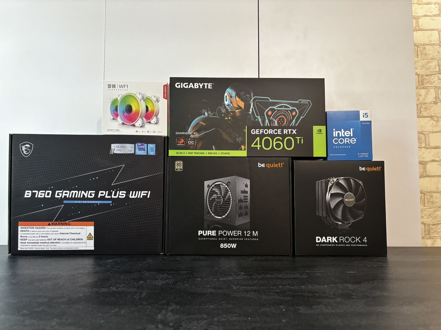 Потужний ігровий комп’ютер / ПК RTX 4060 Ti, i5-14600KF, 32GB DDR5