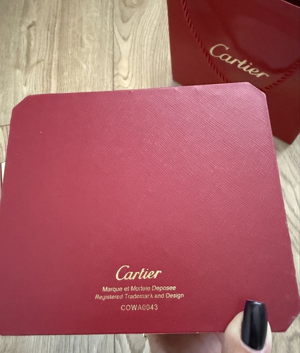 Коробка пакет документи упаковка під годинник Cartier