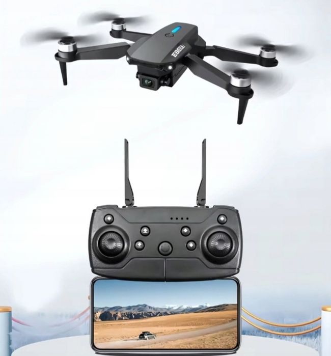 Dron E88 PRO 2 kamery 4K silniki bezszczotkowe zawis pilot aplikacja
