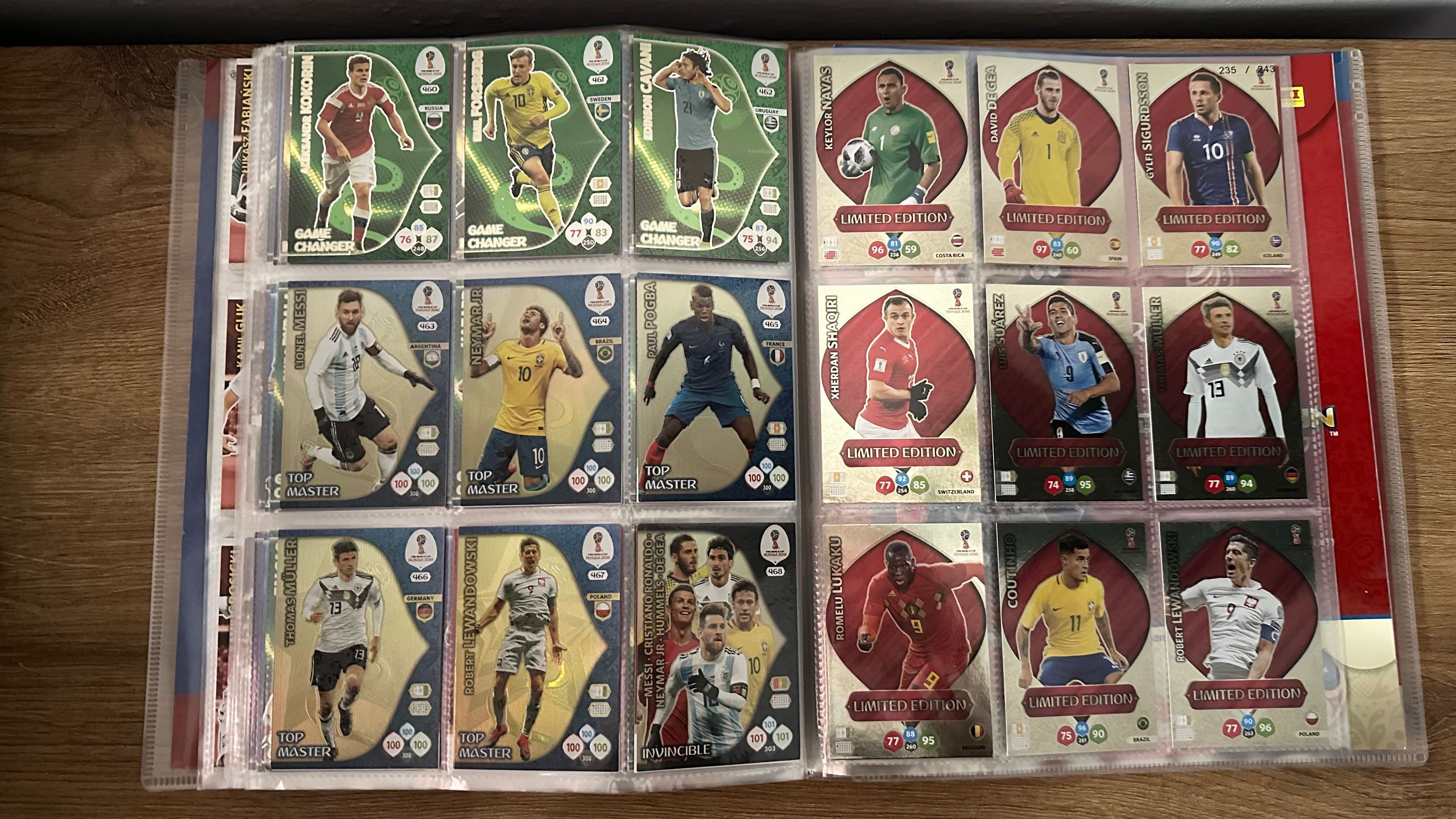 Adrenalyn XL FIFA World Cup Russia 2018 album PANINI [kart 467 na 468]