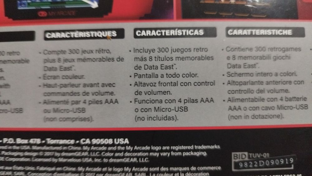 Consola portátil de Jogos