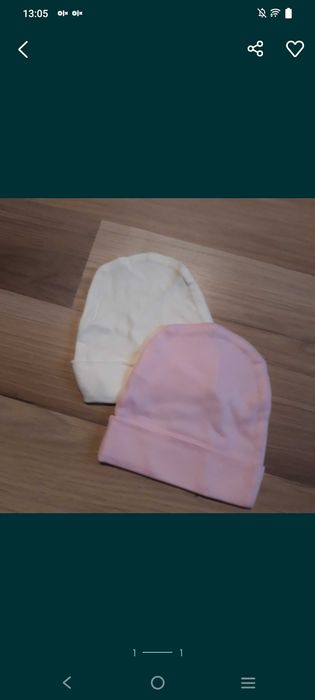 Czapka czapeczka pokapielowka dla niemowląt