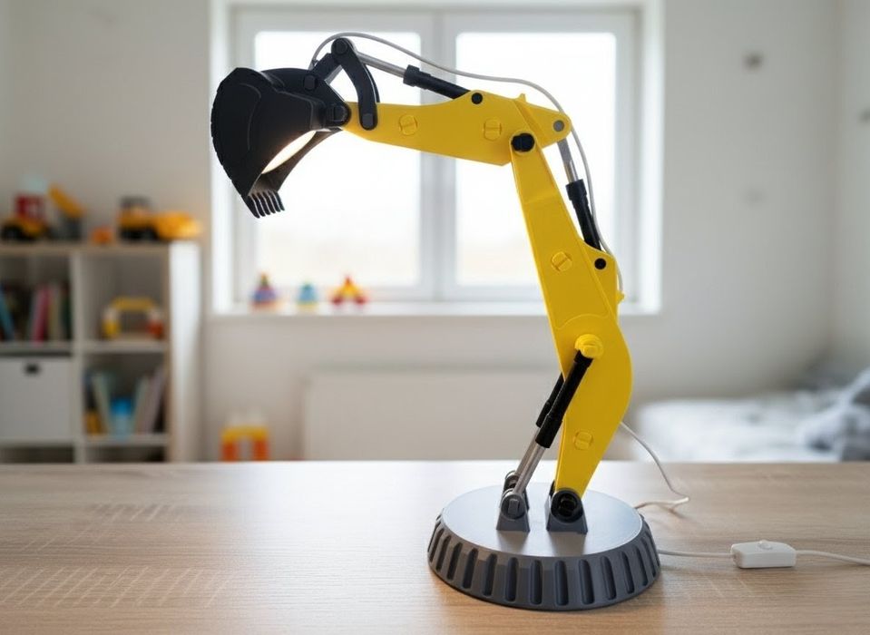 Lampka LED koparka ramię koparki