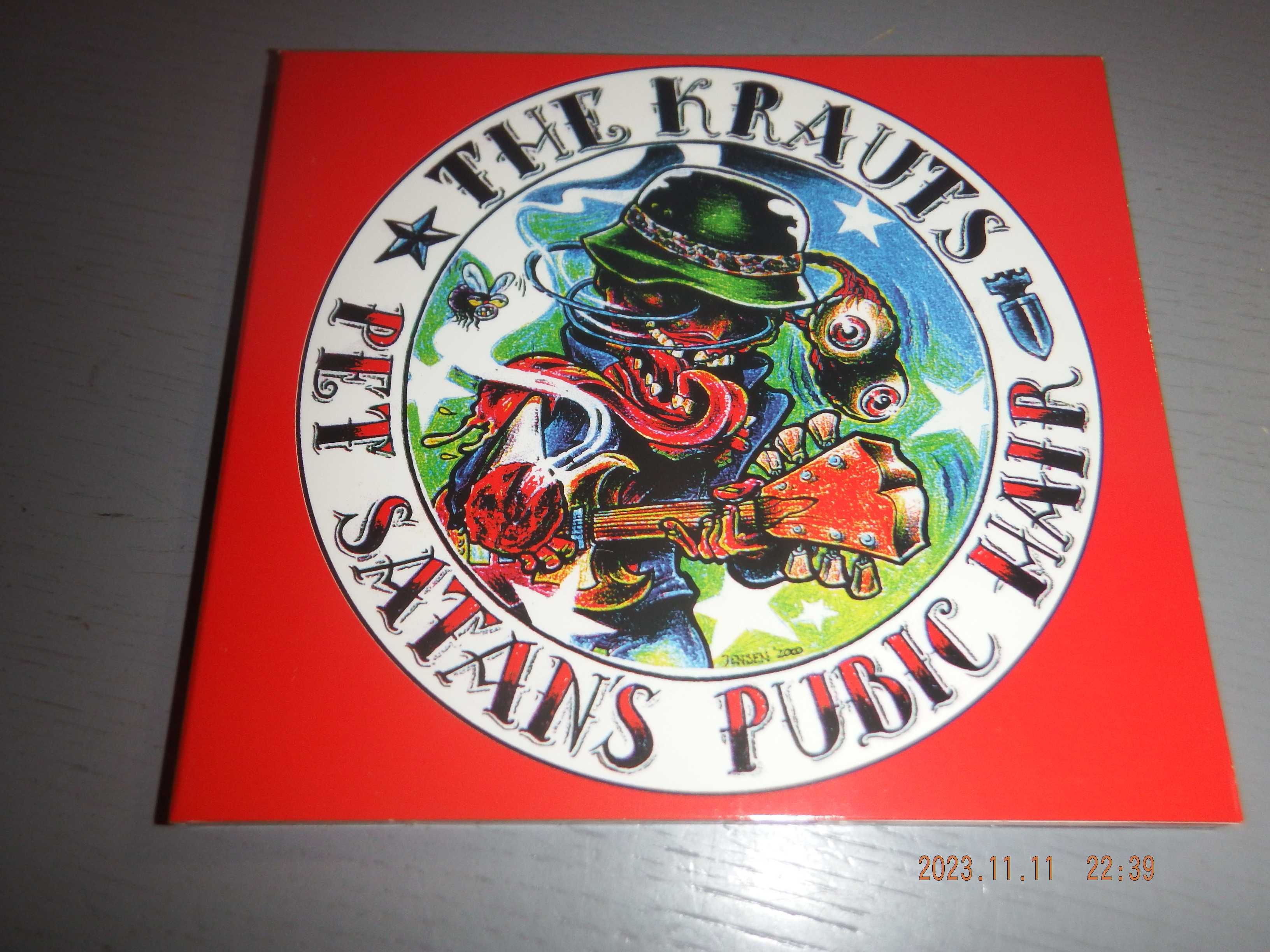 THE KRAUTS - Pet satans public hair  digipack  / punk rock /