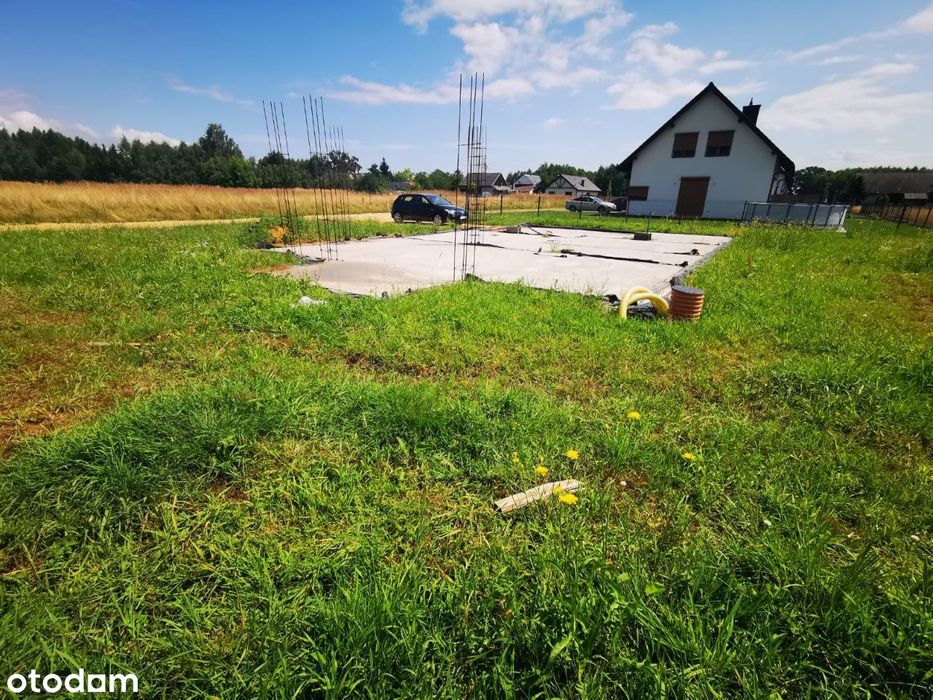 Działka z gotowymi fundamentami ogrodzona Oświęcim